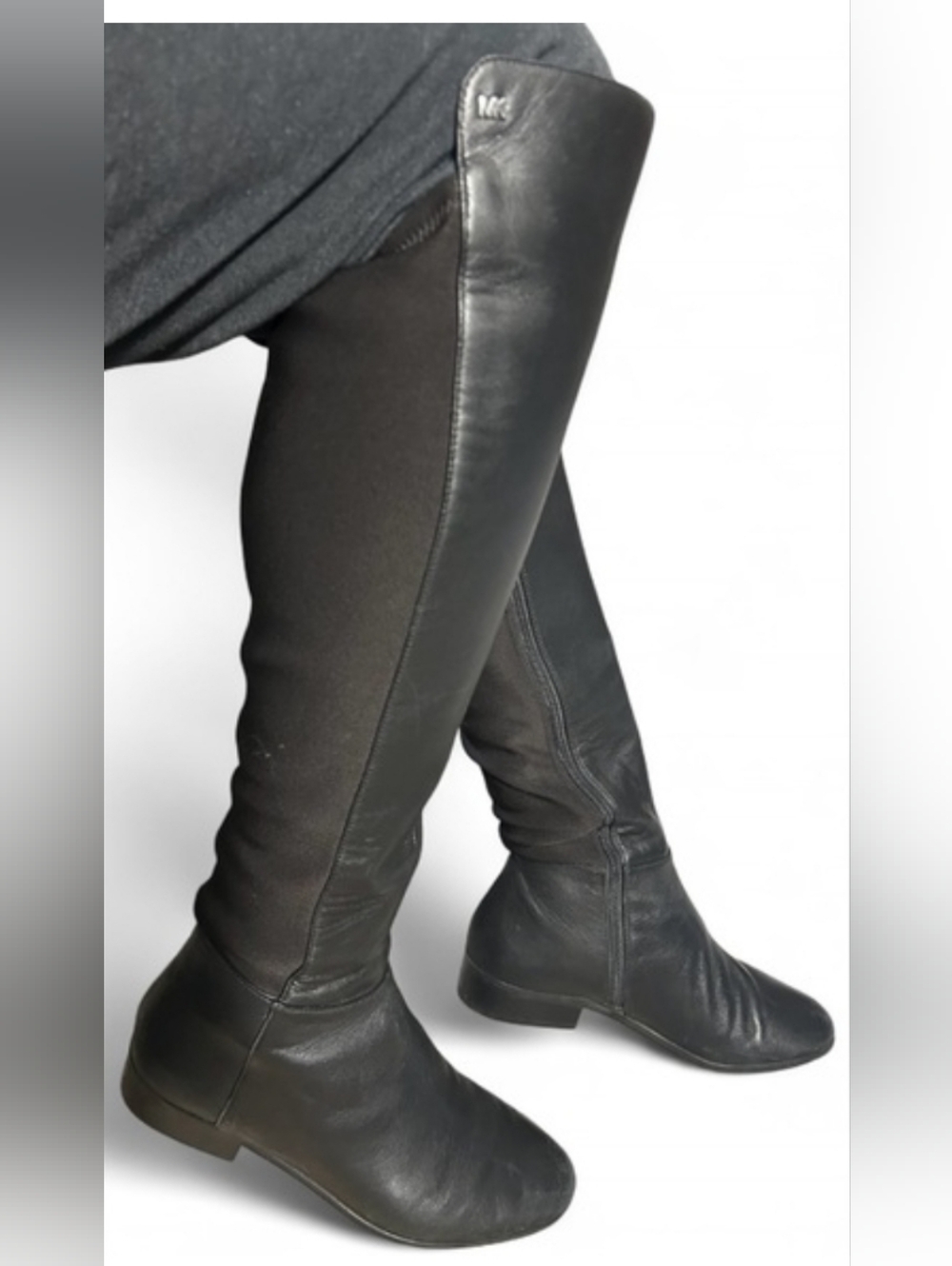 Michael Kors Riding knee high leather boots sz 7.5